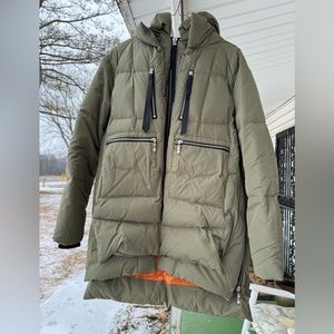 Orolay Women’s Down Jacket Size L Peat Moss Like New!